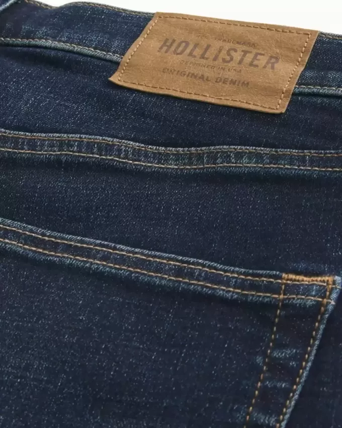 Sportliche Skinny-Jeans in dunkler Waschung