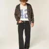 Strickjacke mit Kastenmuster