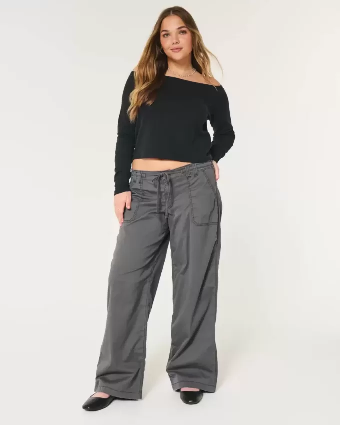 Super Baggy-Hose mit niedriger Leibhöhe