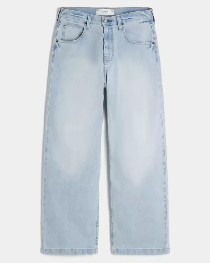 Super Baggy-Jeans in heller Waschung Super Baggy-Jeans in heller Waschung