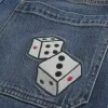 Super Baggy-Jeans mit Würfel-Grafik in dunkler Waschung