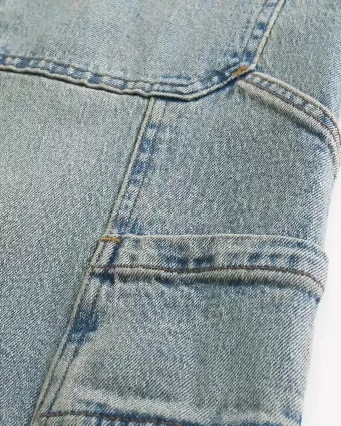 Super Baggy Painter Jeans in mittlerer Waschung