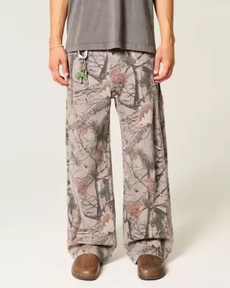 Super Baggy Painter Jeans mit Camouflage-Muster