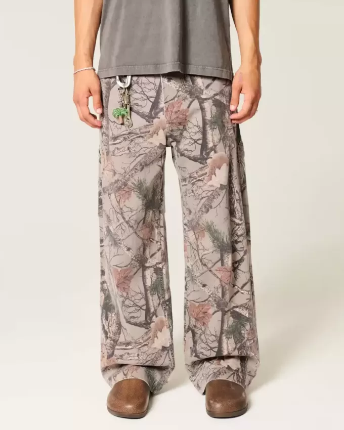 Super Baggy Painter Jeans mit Camouflage-Muster Super Baggy Painter Jeans mit Camouflage-Muster