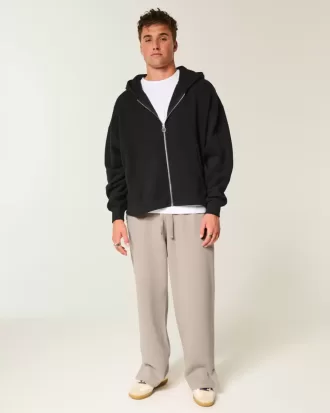 Super Baggy Y2K Jogginghose mit geteiltem Saum