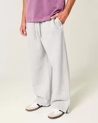 Super Baggy Y2K Jogginghose mit geteiltem Saum