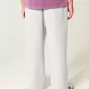 Super Baggy Y2K Jogginghose mit geteiltem Saum