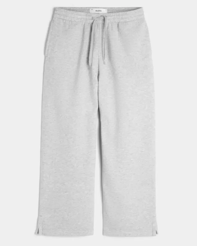 Super Baggy Y2K Jogginghose mit geteiltem Saum