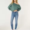 Super Skinny Jeans mit hohem Bund und mittlerer Waschung Super Skinny Jeans mit hohem Bund und mittlerer Waschung