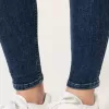 Super Skinny Jeans mit hohem Bund und mittlerer Waschung Super Skinny Jeans mit hohem Bund und mittlerer Waschung