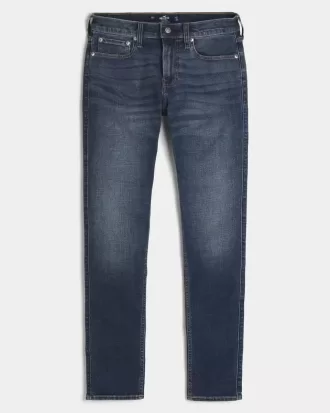 Superenge Jeans in dunkler Waschung