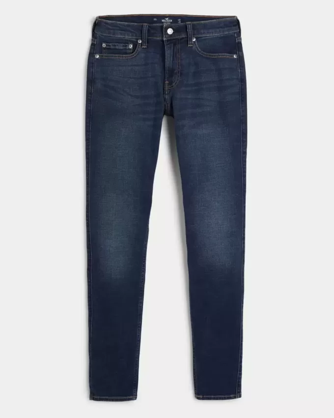 Superenge Jeans in dunkler Waschung Superenge Jeans in dunkler Waschung