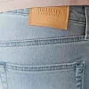 Superenge Jeans in heller Waschung