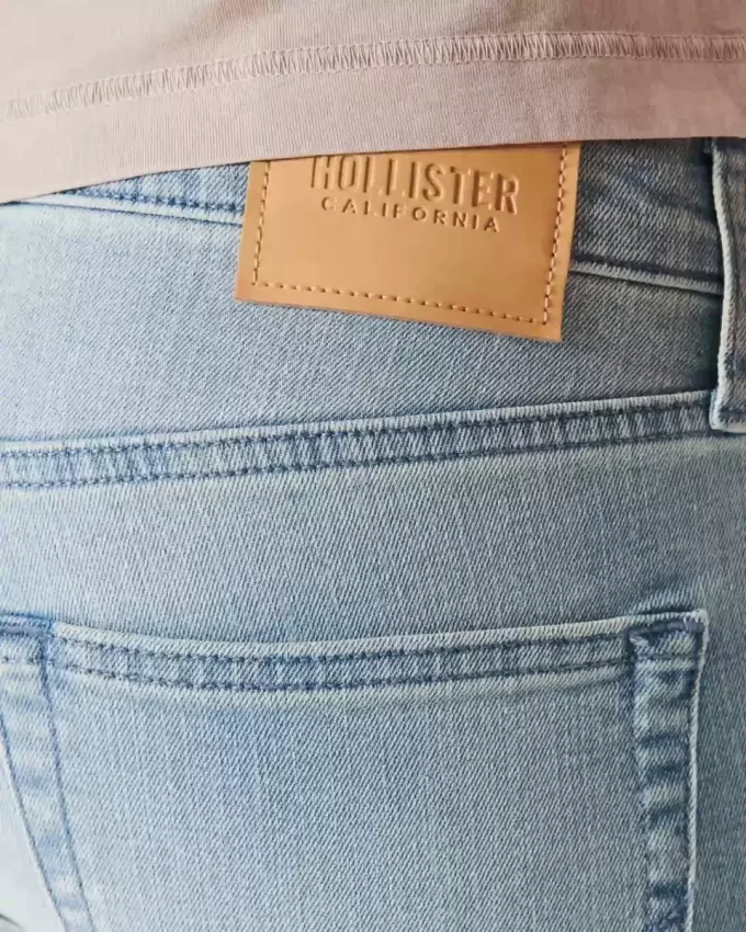 Superenge Jeans in heller Waschung