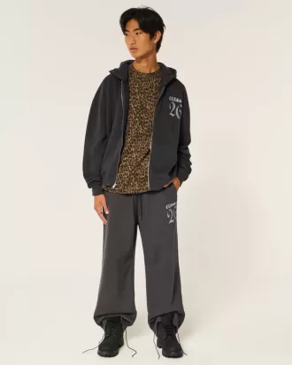 Superweite Jogginghose mit Grafik der Klasse 26