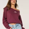 Sweatshirt mit Mini-Kranz-Grafik