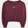Sweatshirt mit Mini-Kranz-Grafik