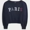 Sweatshirt mit Mini-Paris-Grafik