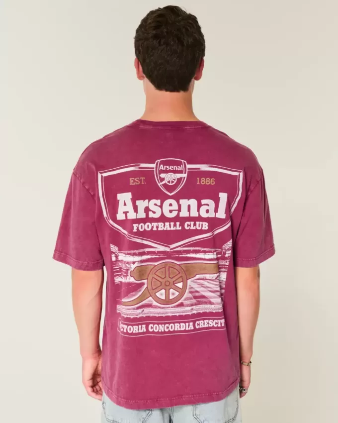 T-Shirt mit Grafik des Arsenal Football Club T-Shirt mit Grafik des Arsenal Football Club