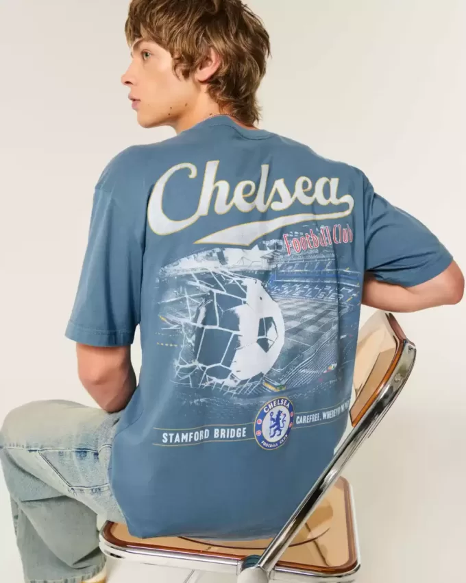 T-Shirt mit Grafik des Chelsea Football Club T-Shirt mit Grafik des Chelsea Football Club