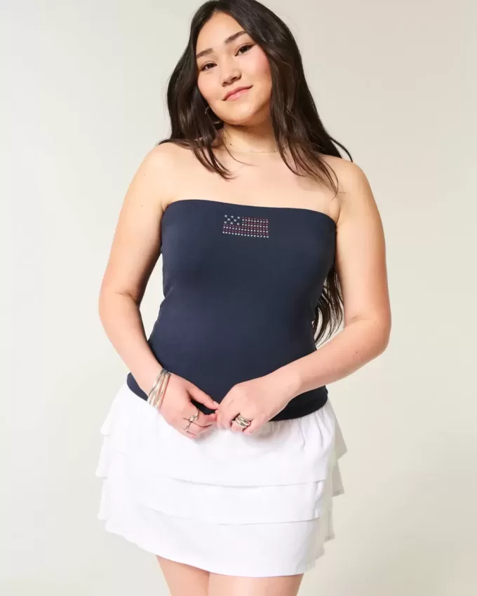 Taylor Shine – Tube-Top mit Grafik Taylor Shine – Tube-Top mit Grafik