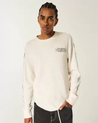 Thermo-Rundhalsshirt mit Graffiti-Grafik