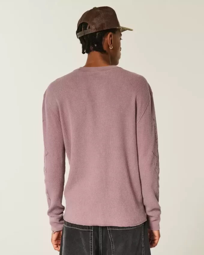 Thermo-Rundhalsshirt mit Spider-Grafik