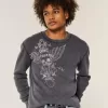 Thermo-Rundhalsshirt mit Totenkopf-Grafik