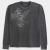 Thermo-Rundhalsshirt mit Totenkopf-Grafik