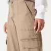 Tief sitzende Baggy-Cargohose