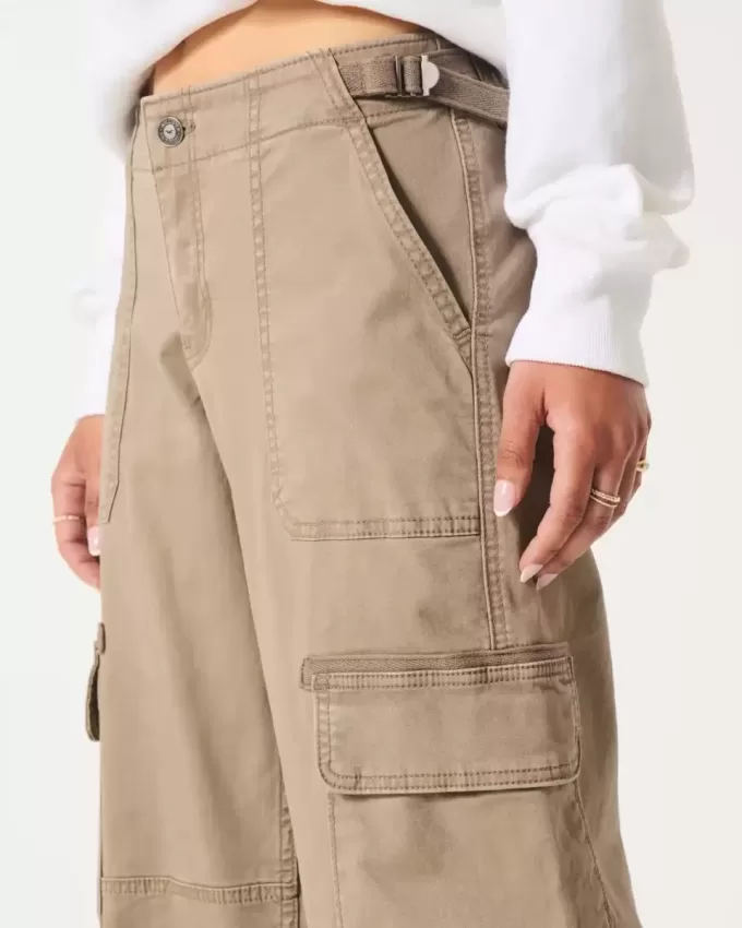 Tief sitzende Baggy-Cargohose