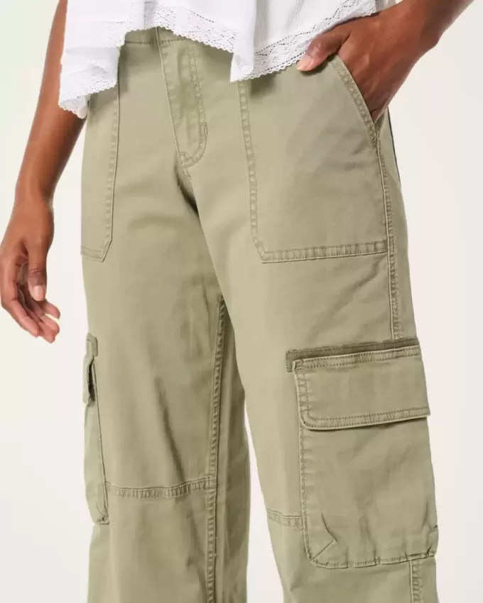 Tief sitzende Baggy-Cargohose