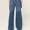Tief sitzende Baggy-Jeans in dunkler Waschung
