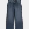 Tief sitzende Baggy-Jeans in dunkler Waschung
