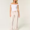 Tief sitzende Baggy-Jeans mit Reh-Print