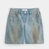 Tief sitzende getönte Baggy-Jeans in Schlammwaschung