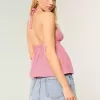 Tief sitzender Mini-Jeansrock mit Sternstickerei