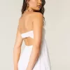 Trägerloses Maxikleid mit Twist-Brust