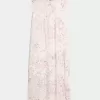 Trägerloses Maxikleid mit Twist-Brust
