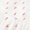 Trägerloses Minikleid mit gesmoktem Oberteil