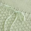 Trägerloses Pullover-Tube-Top im Häkel-Stil