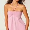 Trägerloses, tailliertes Babydoll-Oberteil Trägerloses, tailliertes Babydoll-Oberteil
