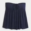 Trägerloses, tailliertes Babydoll-Oberteil Trägerloses, tailliertes Babydoll-Oberteil