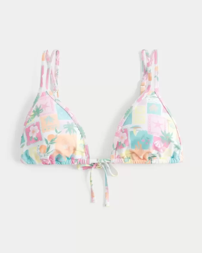 Triangel-Bikinioberteil mit Doppelträgern