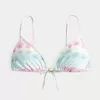 Triangel-Bikinioberteil mit Over-the-Shoulder-Charm
