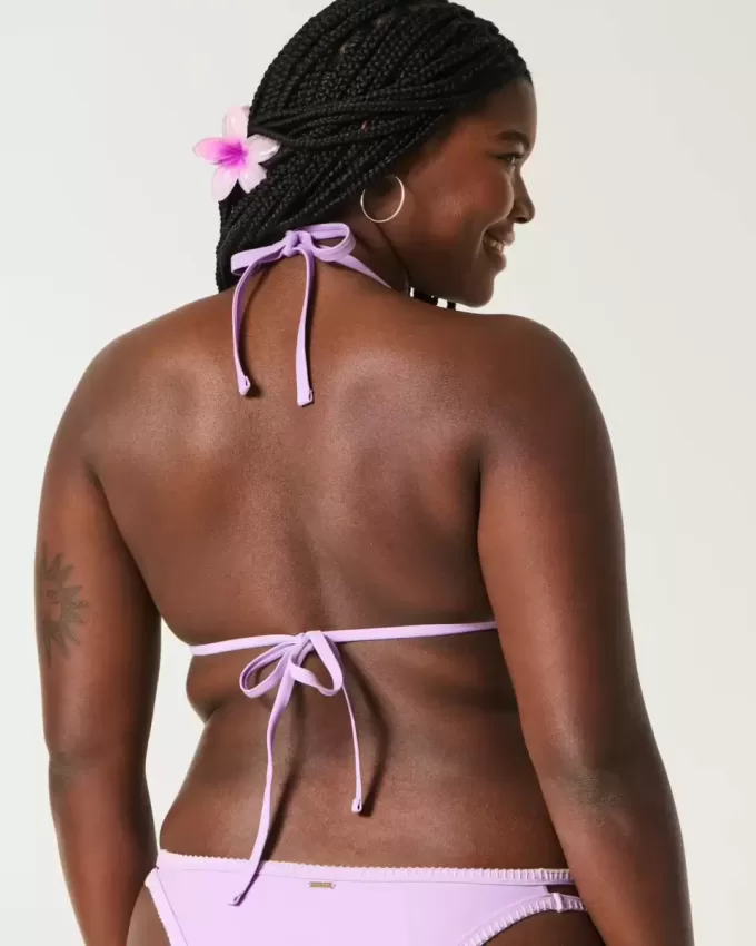 Triangel-Bikinioberteil mit Stickerei Triangel-Bikinioberteil mit Stickerei