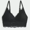 Triangel-Bralette aus Spitze