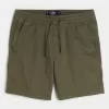 Twill-Schlupfshorts 7″