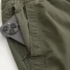 Twill-Schlupfshorts 7″