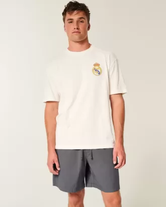 Twill-Shorts über dem Knie